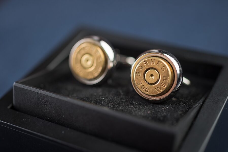Bullet cartridge shell cufflinks